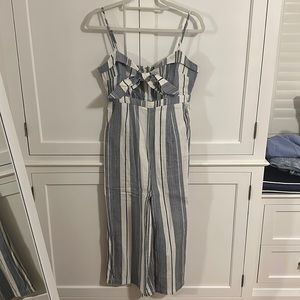 Forever 21 Blue and white jumpsuit!